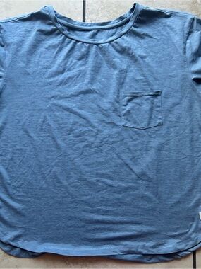 Vuori Light Blue Pocket Crew Tee